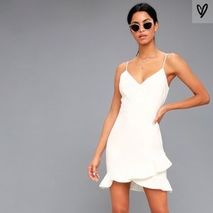 Lulu’s Sealed With a Kiss White Bodycon Dress